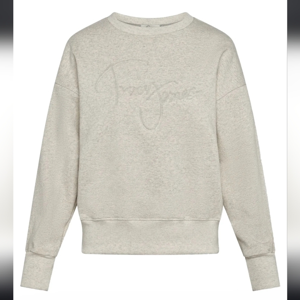 Tracy James Erica Pullover Crewneck Embossed Sweater Small